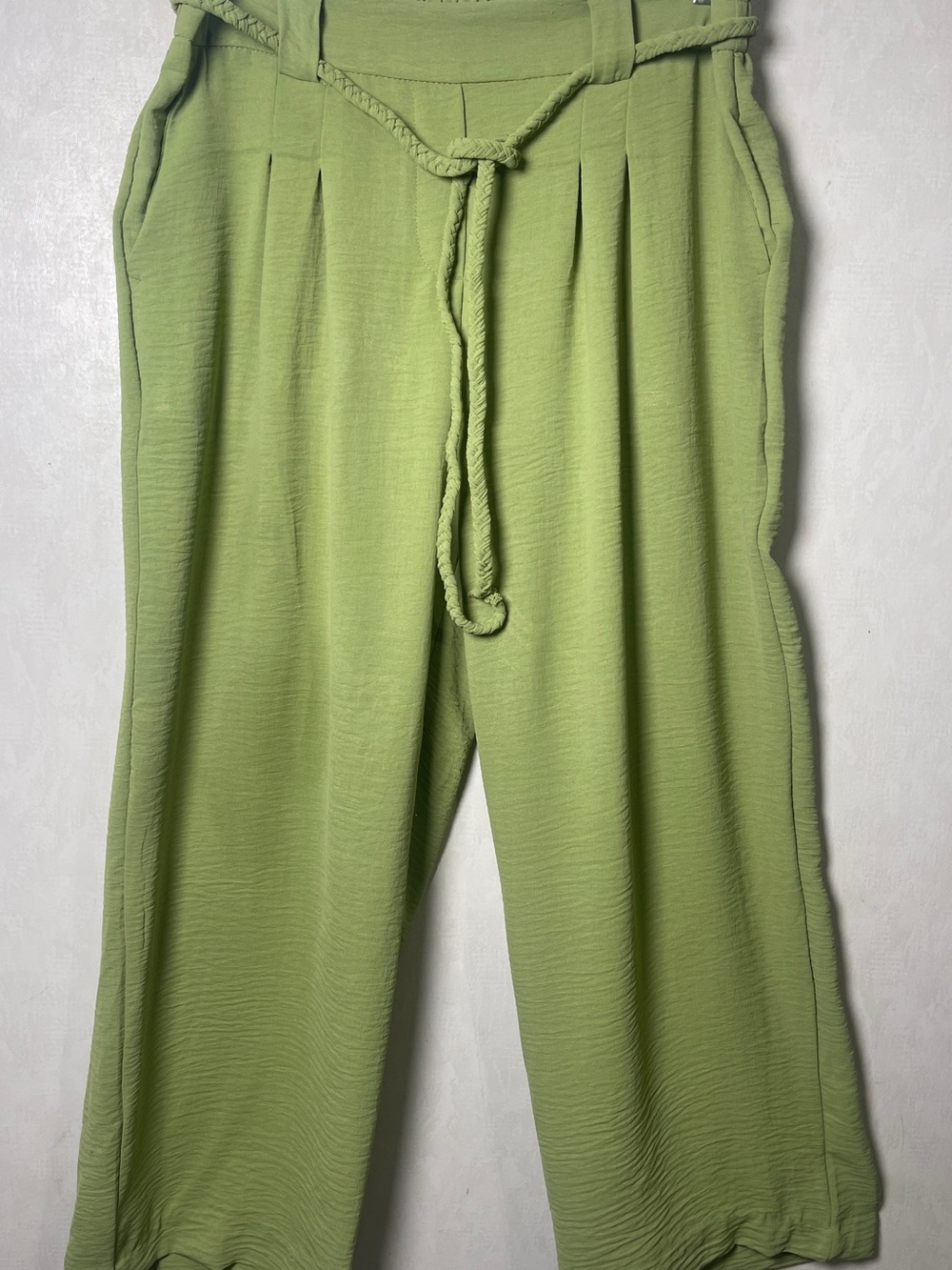 Jules & Leopold Wide Leg Pants in Green Size Medium